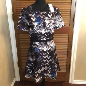 Sandro Graphic Dress